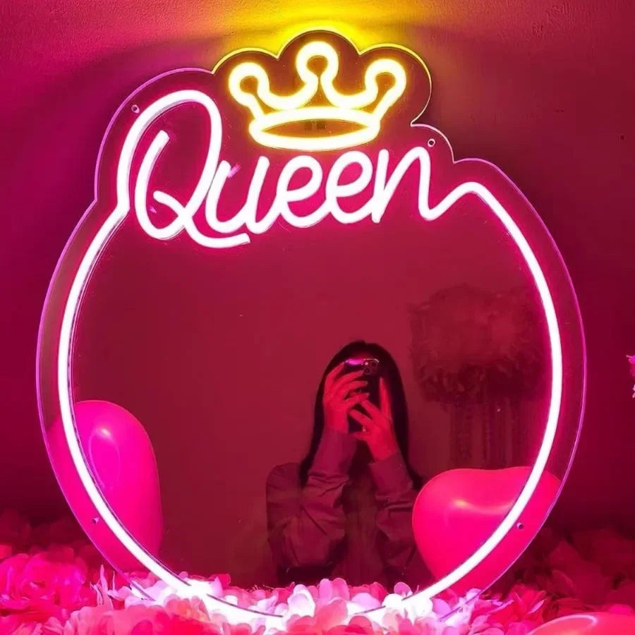 Hello Kitty Neon Mirror Light